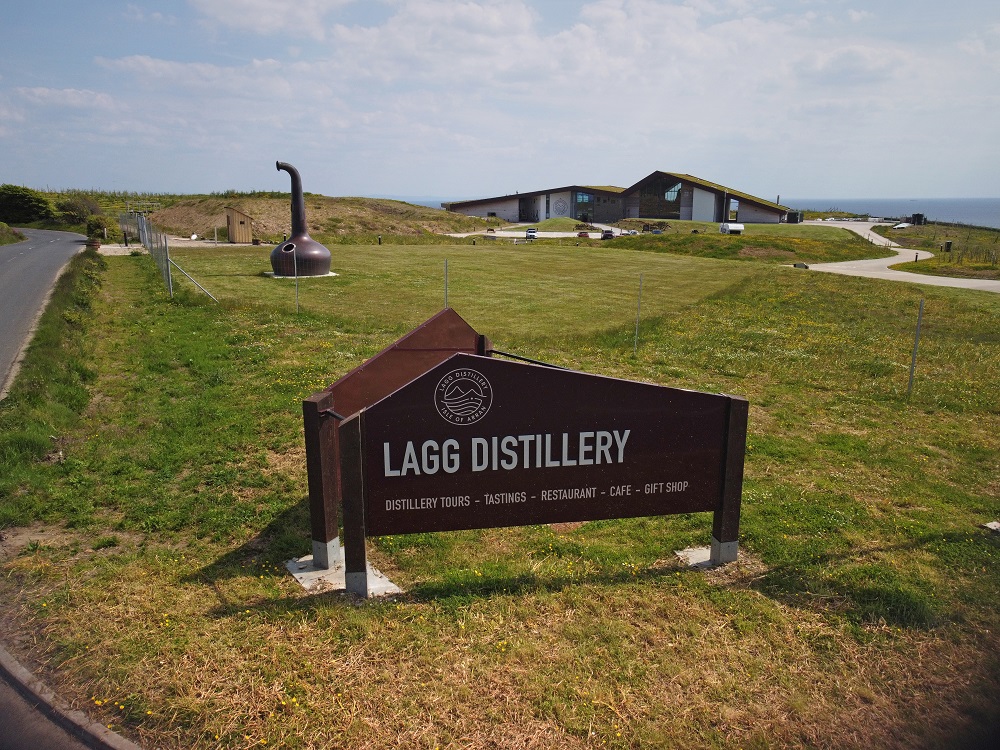 Lagg Distillery, Isle of Arran Wayfinding Signage and Branding