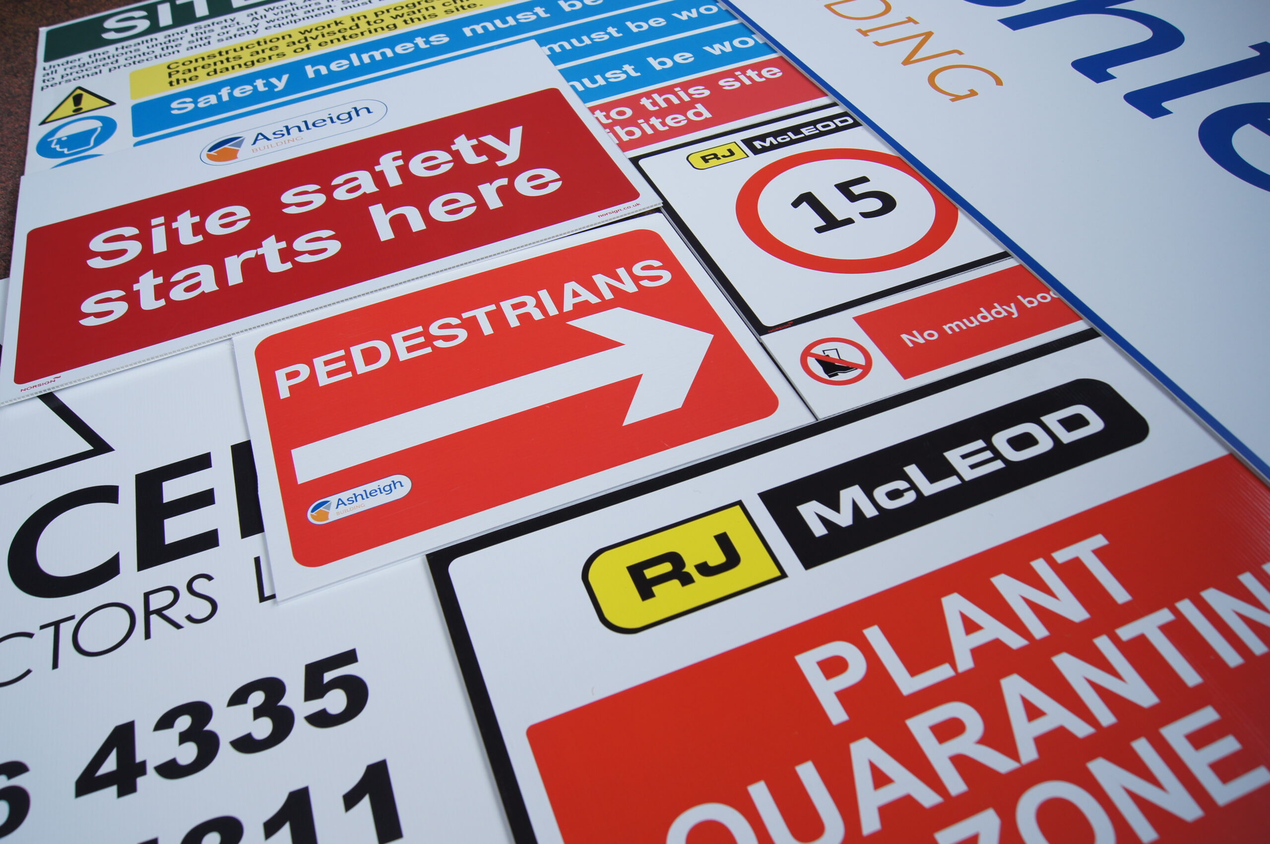 Construction Branded Site Safety Signs