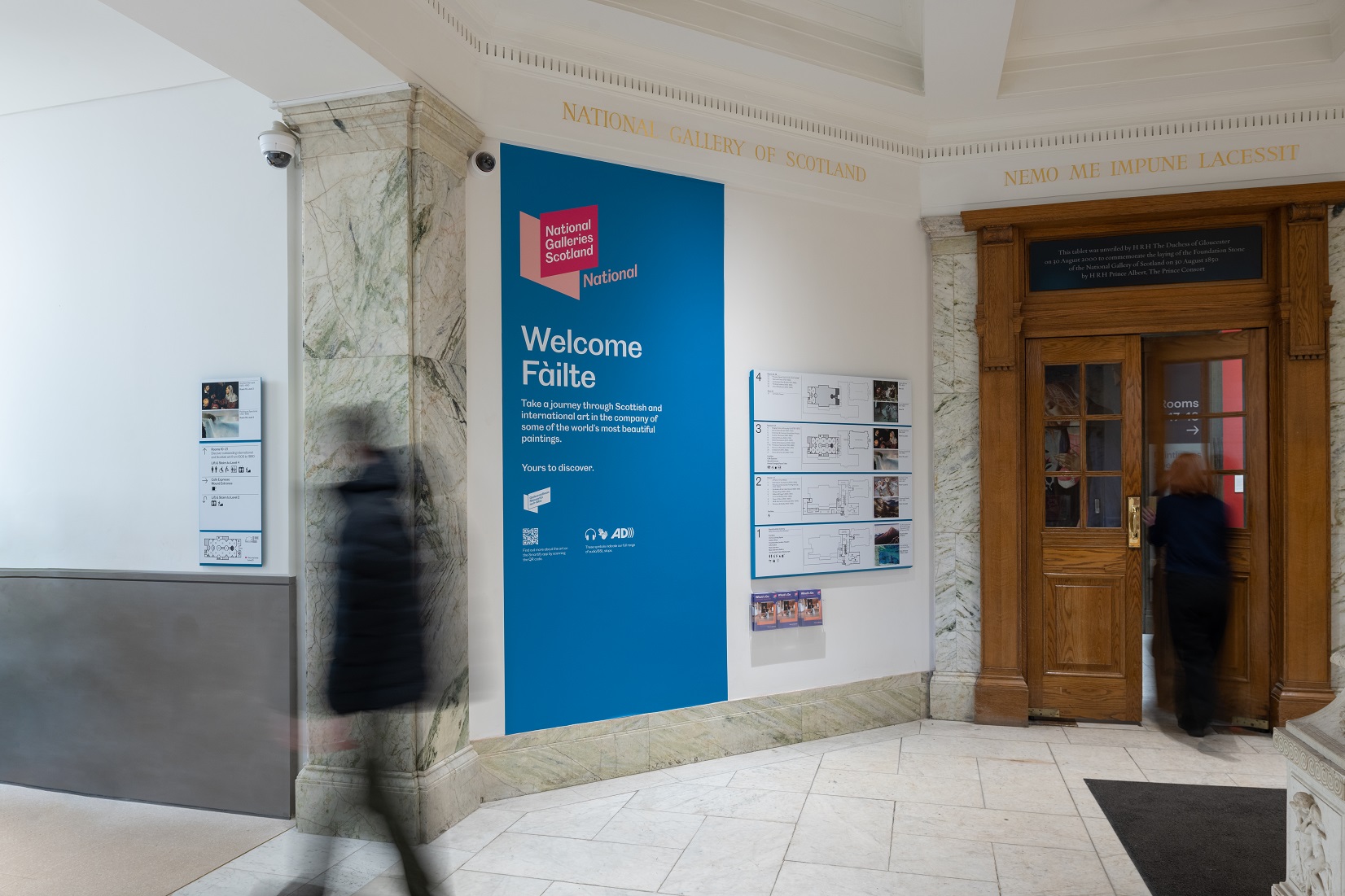 National Galleries of Scotland Wayfinding Signage