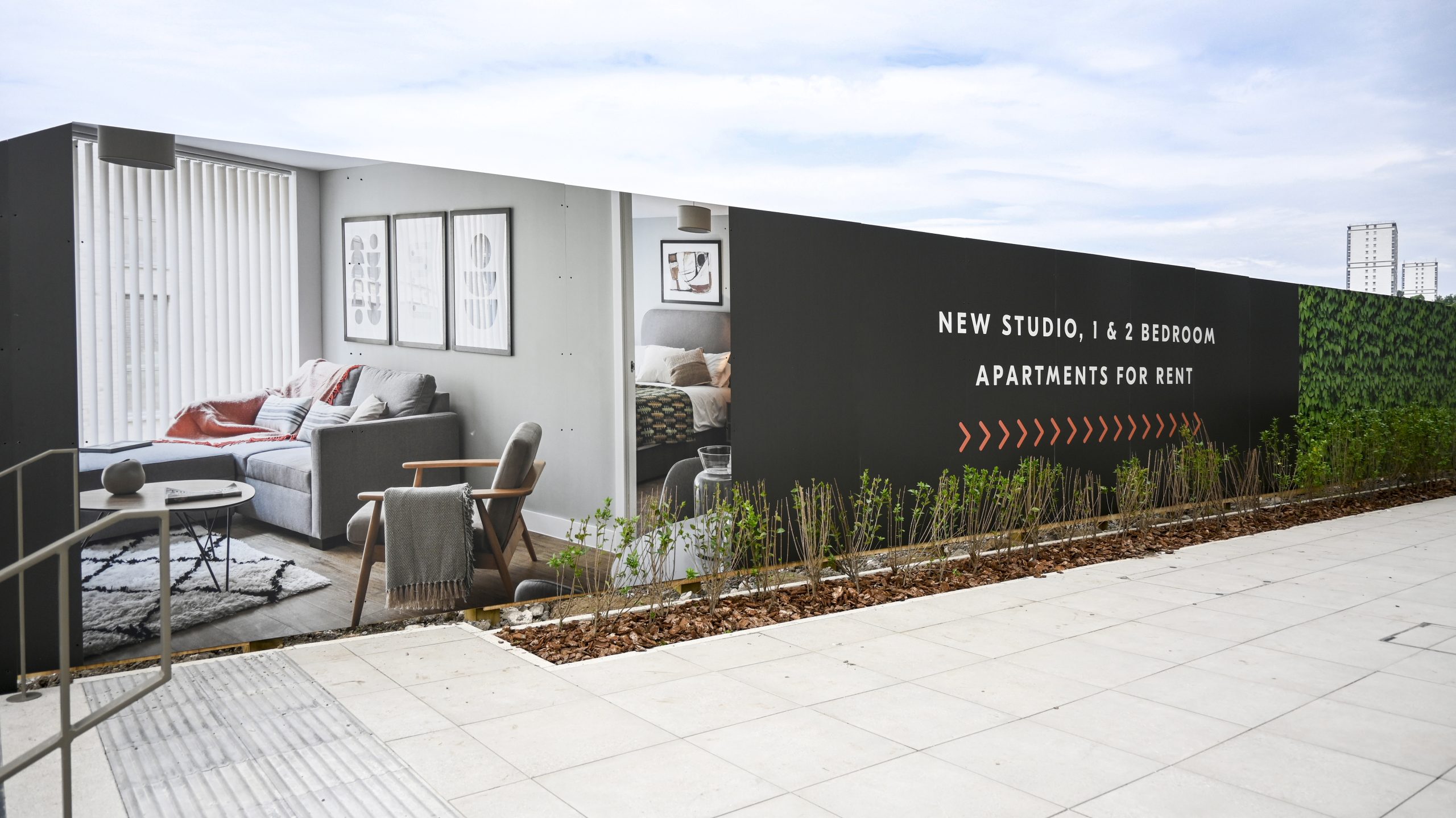Dandara Living Glasgow Harbour Digitally Printed Hoardings