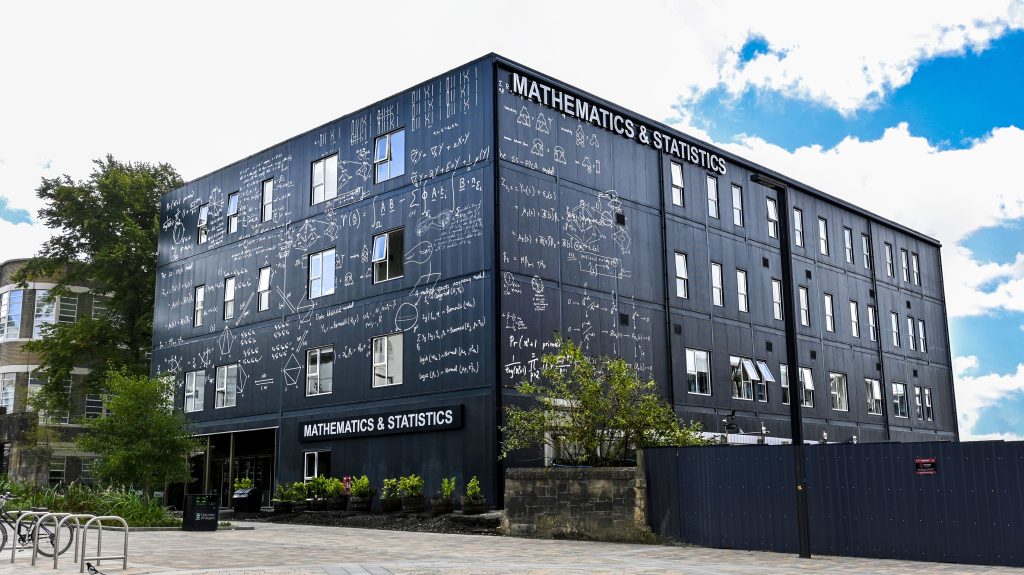 University of Glasgow Mathematics and Statistics Building Graphics