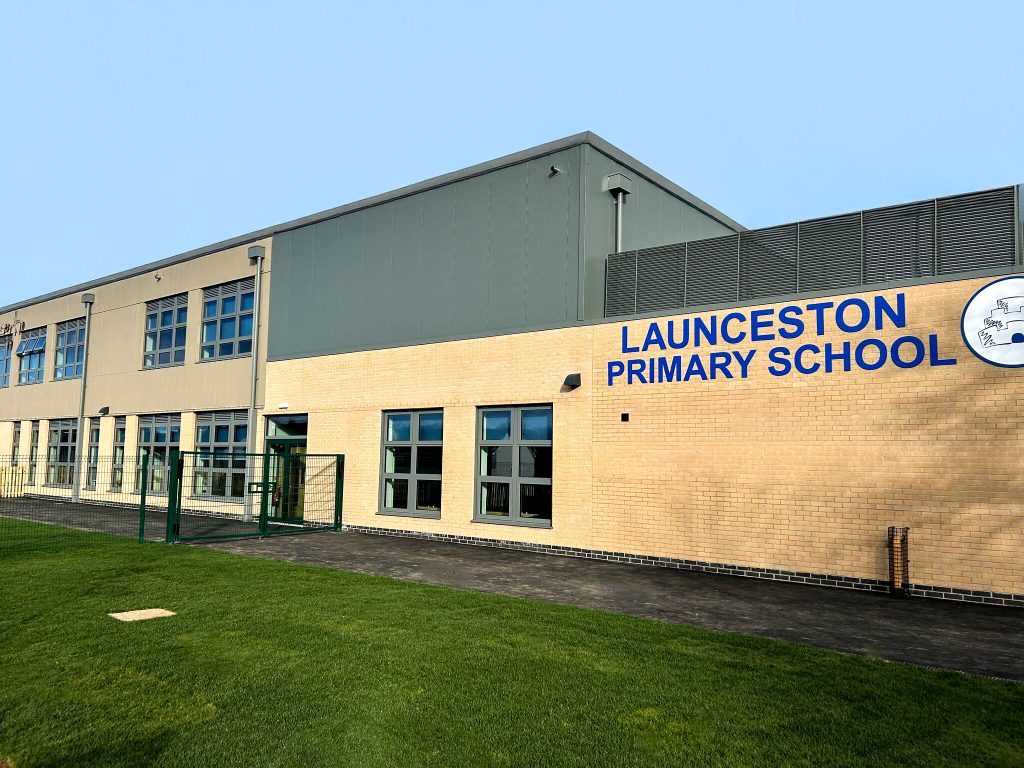 Launceston School External building sign