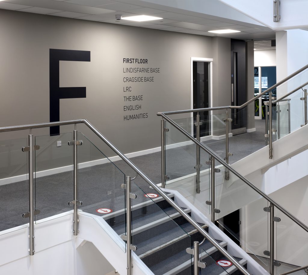 Ponteland Defe Schools & Leisure vinyl text directory