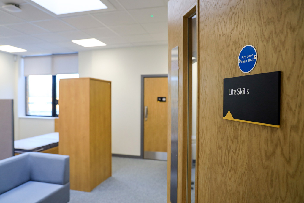 Carew Academy Dfe School Signage Door sign for Life Skills