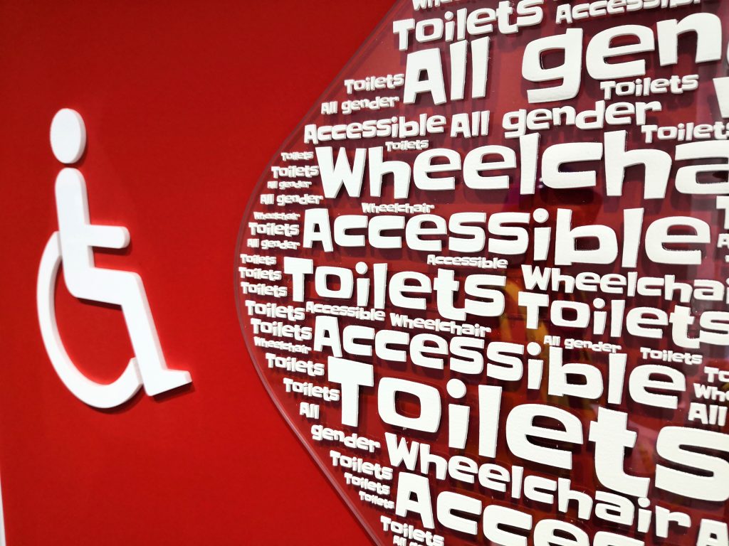 Golden Jubilee Hospital Braille and Tactile Signage