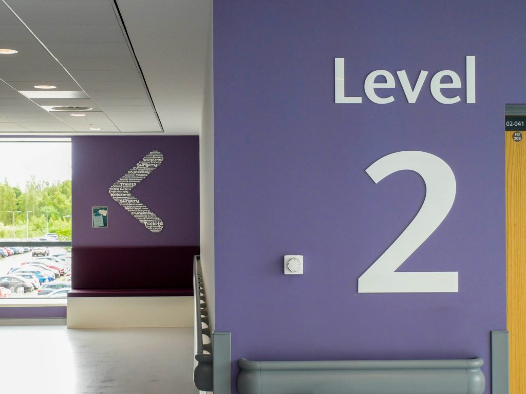 Golden Jubilee Hospital Signage