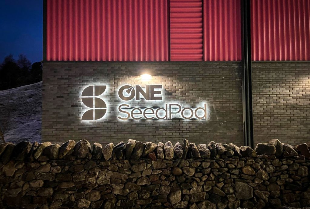 SeedPod External Illuminated Sign